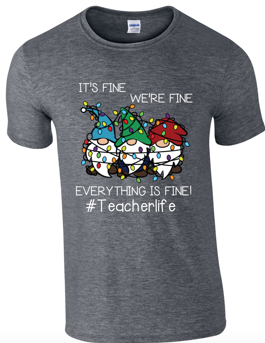 Gnome Christmas teacher