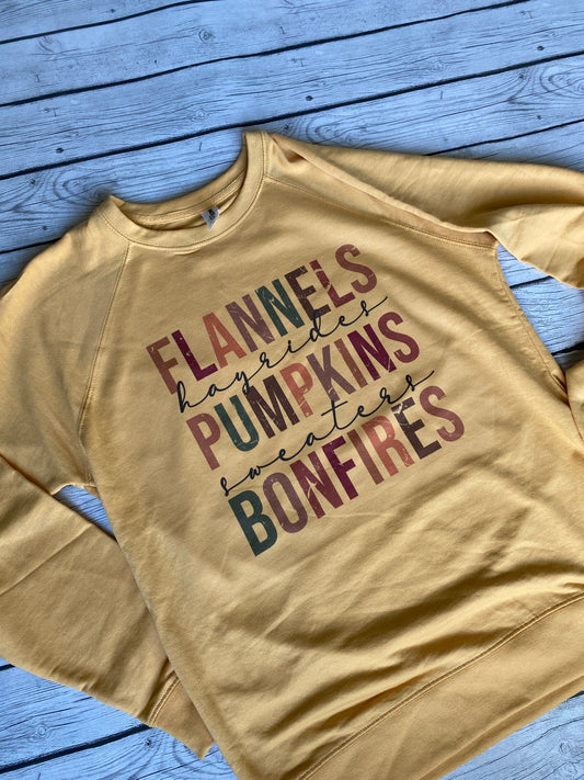 Flannels, Pumpkins, Bonfires