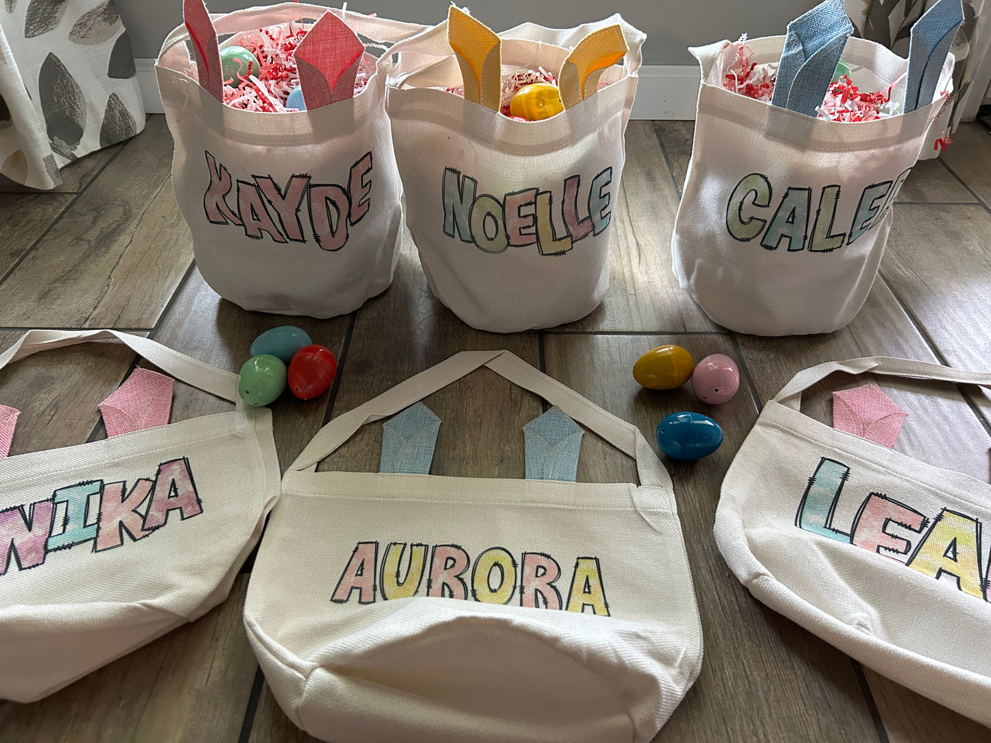 Personalized bunny bag